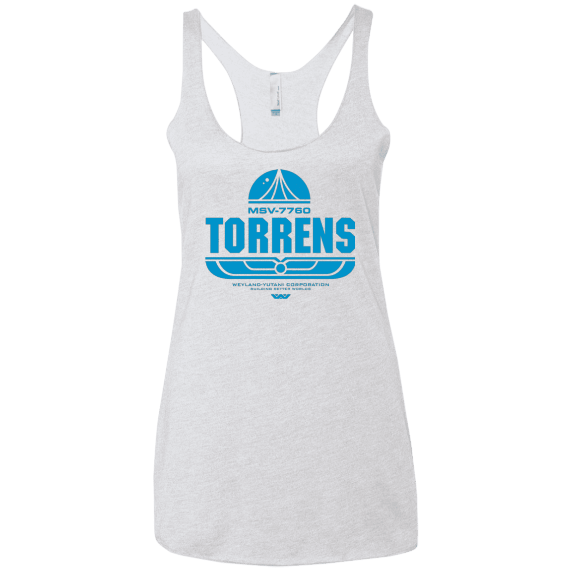 T-Shirts Heather White / X-Small Torrens Women's Triblend Racerback Tank