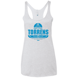 T-Shirts Heather White / X-Small Torrens Women's Triblend Racerback Tank