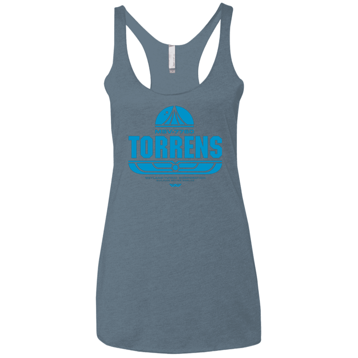 T-Shirts Indigo / X-Small Torrens Women's Triblend Racerback Tank