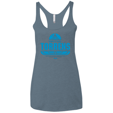 T-Shirts Indigo / X-Small Torrens Women's Triblend Racerback Tank