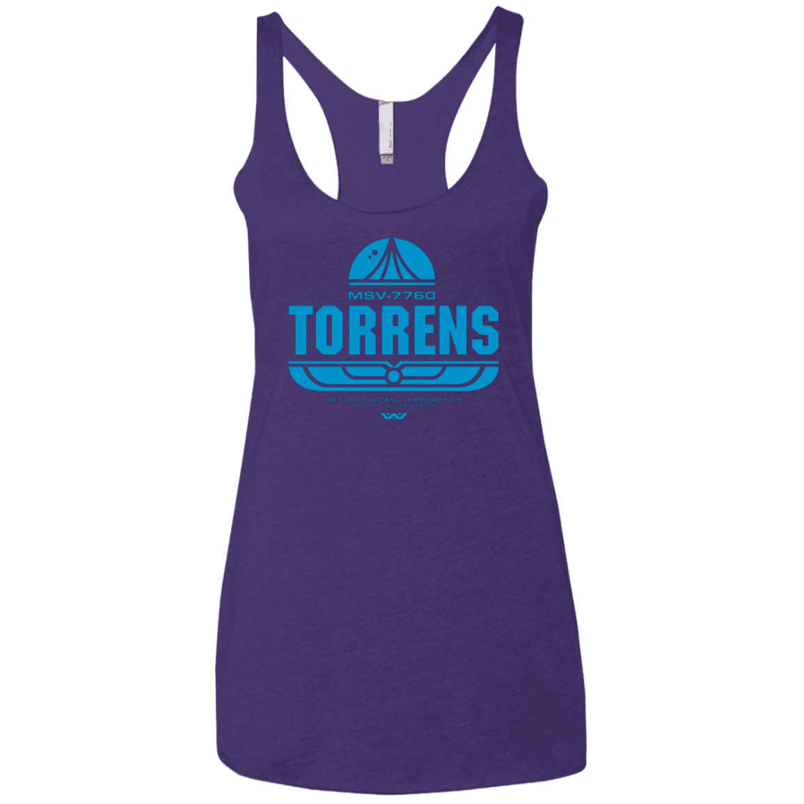 T-Shirts Purple / X-Small Torrens Women's Triblend Racerback Tank