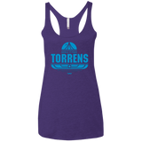 T-Shirts Purple / X-Small Torrens Women's Triblend Racerback Tank