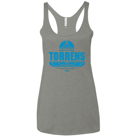 T-Shirts Venetian Grey / X-Small Torrens Women's Triblend Racerback Tank