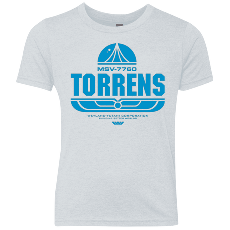 T-Shirts Heather White / YXS Torrens Youth Triblend T-Shirt