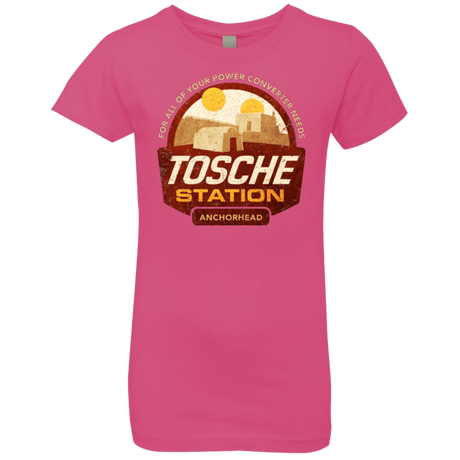 T-Shirts Hot Pink / YXS Tosche Station Girls Premium T-Shirt