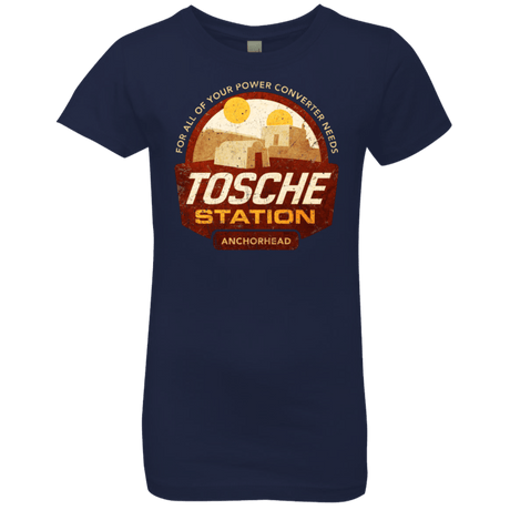 T-Shirts Midnight Navy / YXS Tosche Station Girls Premium T-Shirt