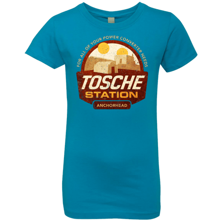 T-Shirts Turquoise / YXS Tosche Station Girls Premium T-Shirt