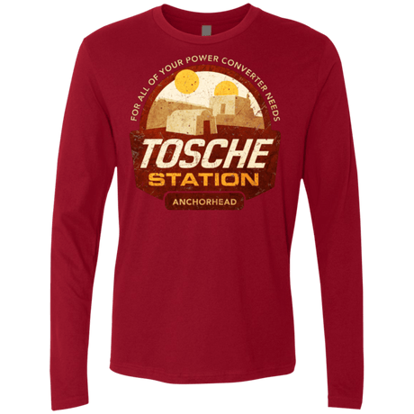 T-Shirts Cardinal / Small Tosche Station Men's Premium Long Sleeve