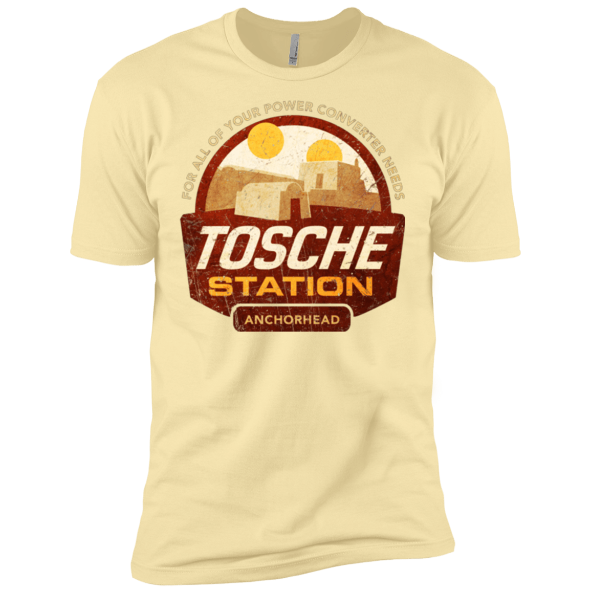 T-Shirts Banana Cream / X-Small Tosche Station Men's Premium T-Shirt