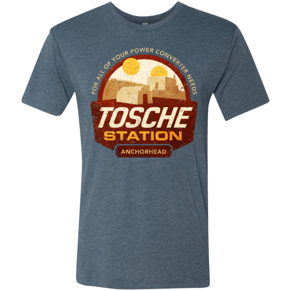 T-Shirts Indigo / Small Tosche Station Men's Triblend T-Shirt
