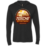 T-Shirts Vintage Black / X-Small Tosche Station Triblend Long Sleeve Hoodie Tee