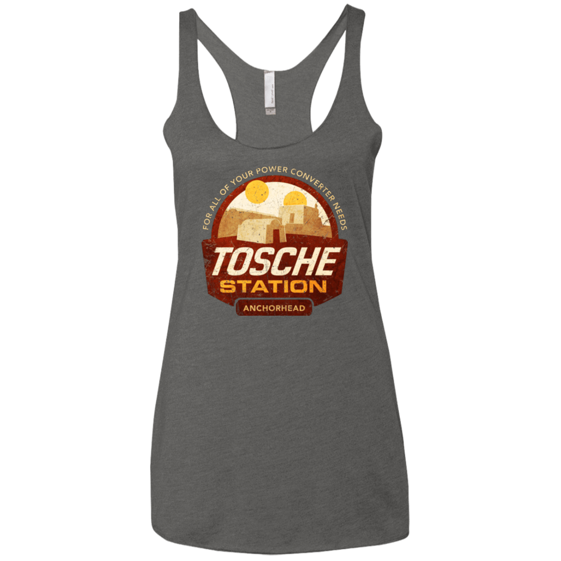 T-Shirts Premium Heather / X-Small Tosche Station Women's Triblend Racerback Tank