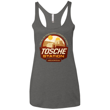 T-Shirts Premium Heather / X-Small Tosche Station Women's Triblend Racerback Tank