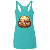 T-Shirts Tahiti Blue / X-Small Tosche Station Women's Triblend Racerback Tank