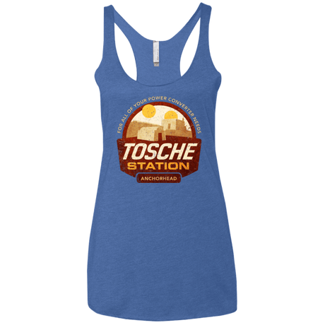 T-Shirts Vintage Royal / X-Small Tosche Station Women's Triblend Racerback Tank