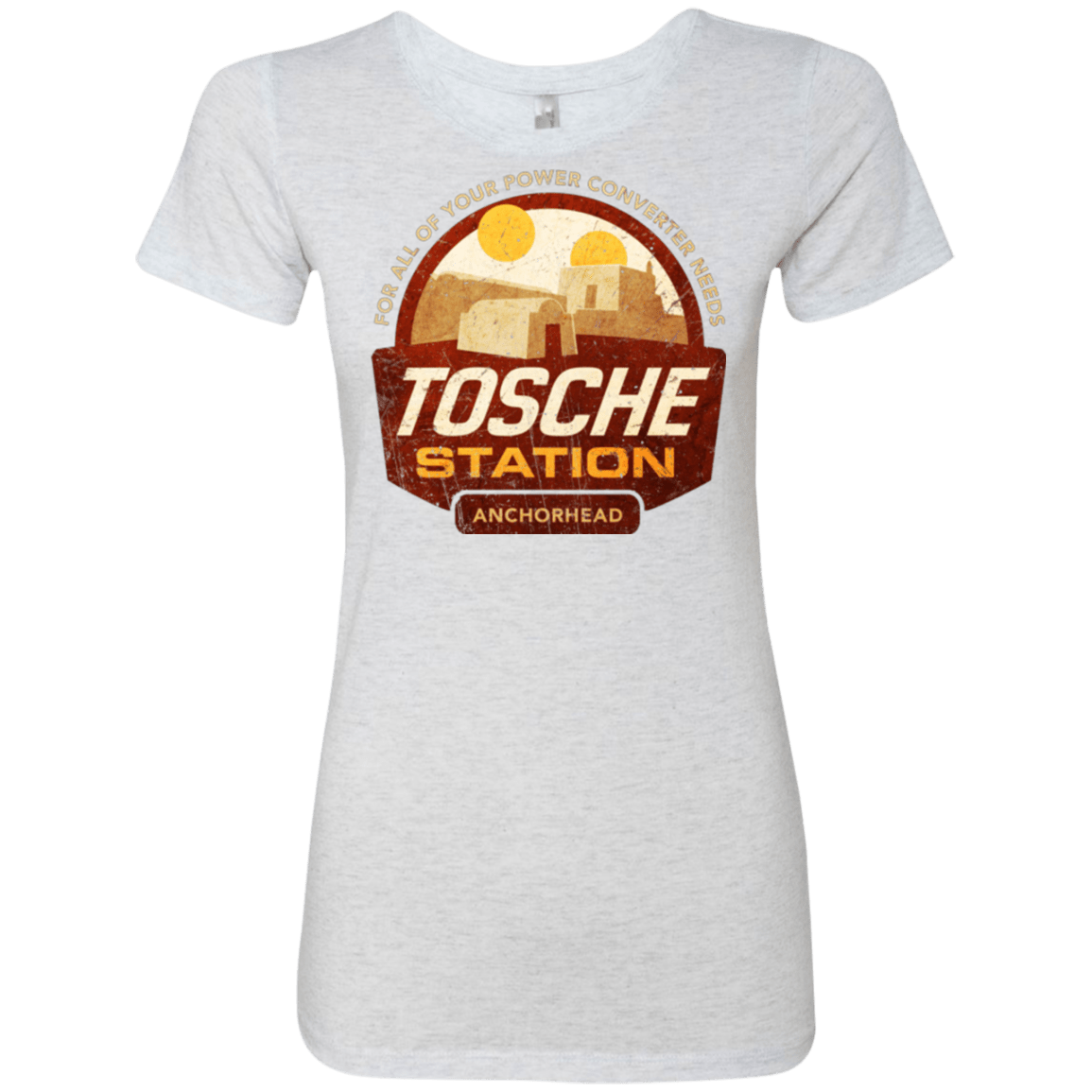 T-Shirts Heather White / Small Tosche Station Women's Triblend T-Shirt