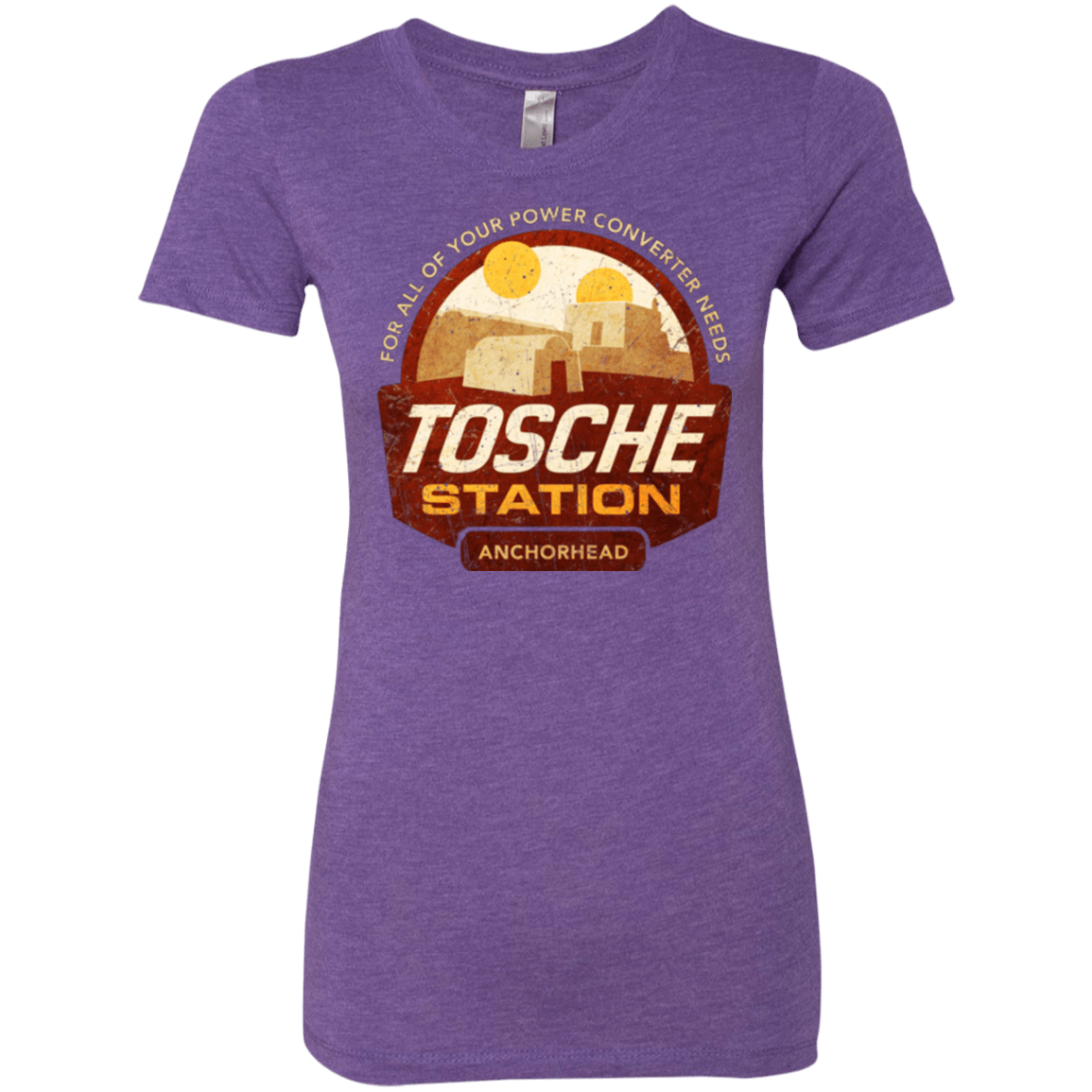 T-Shirts Purple Rush / Small Tosche Station Women's Triblend T-Shirt