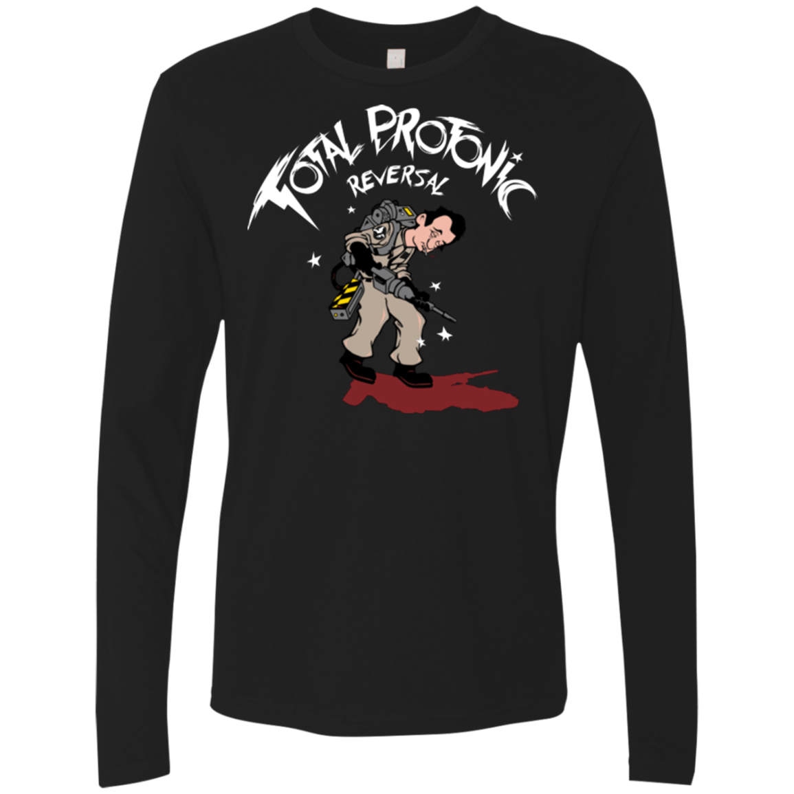 T-Shirts Black / Small Total Protonic Reversal Men's Premium Long Sleeve
