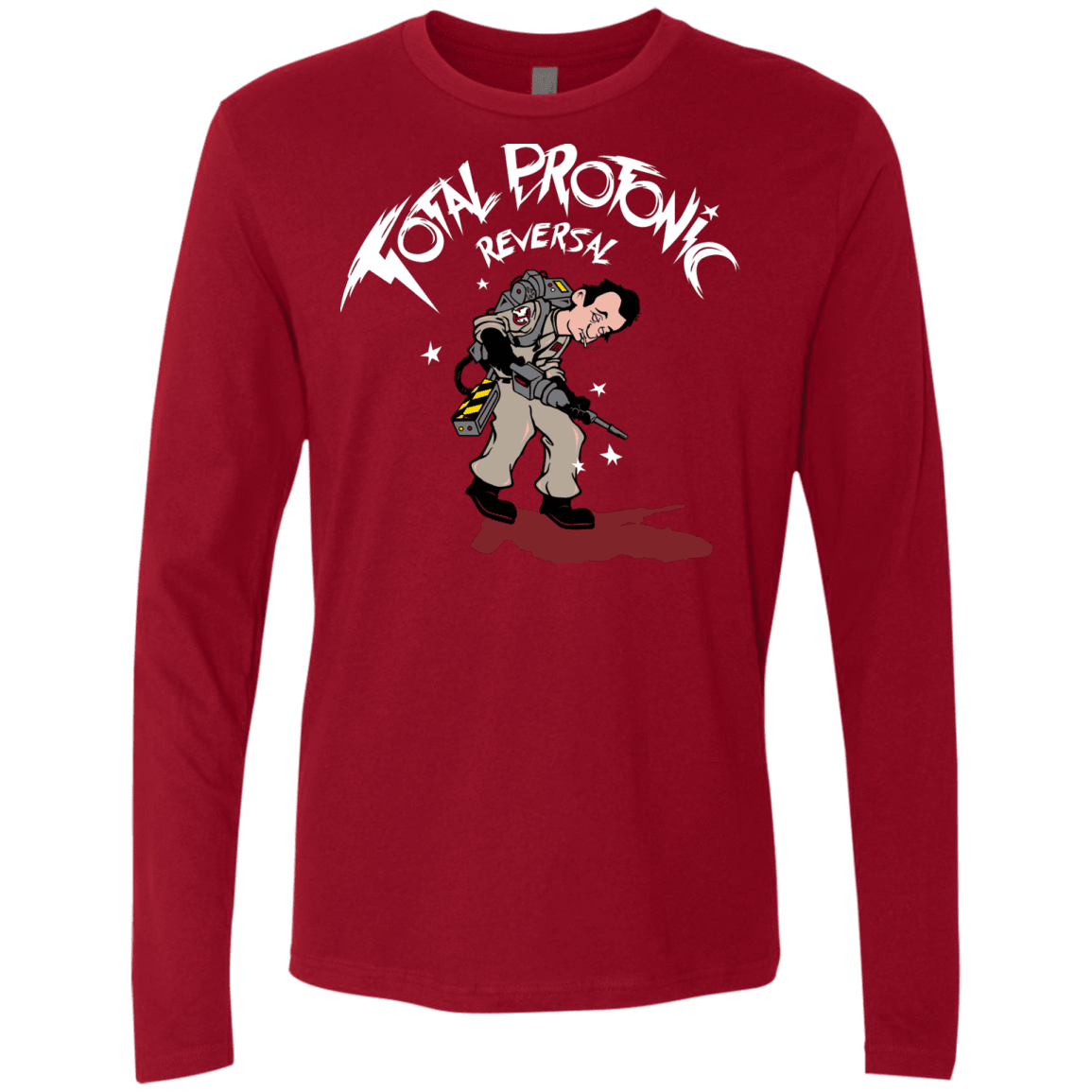 T-Shirts Cardinal / Small Total Protonic Reversal Men's Premium Long Sleeve