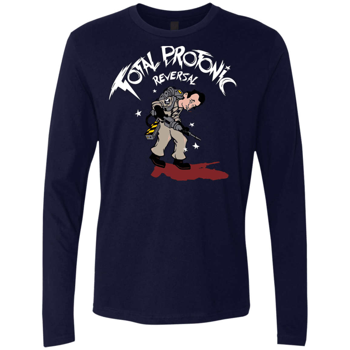 T-Shirts Midnight Navy / Small Total Protonic Reversal Men's Premium Long Sleeve