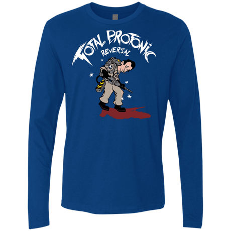 T-Shirts Royal / Small Total Protonic Reversal Men's Premium Long Sleeve