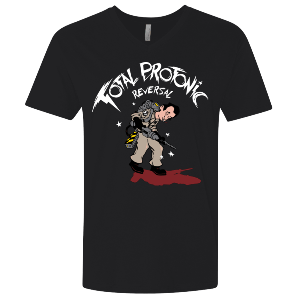 T-Shirts Black / X-Small Total Protonic Reversal Men's Premium V-Neck