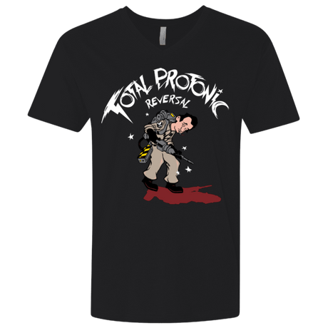 T-Shirts Black / X-Small Total Protonic Reversal Men's Premium V-Neck