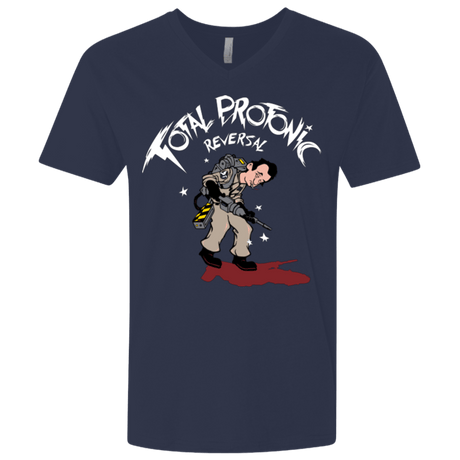 T-Shirts Midnight Navy / X-Small Total Protonic Reversal Men's Premium V-Neck