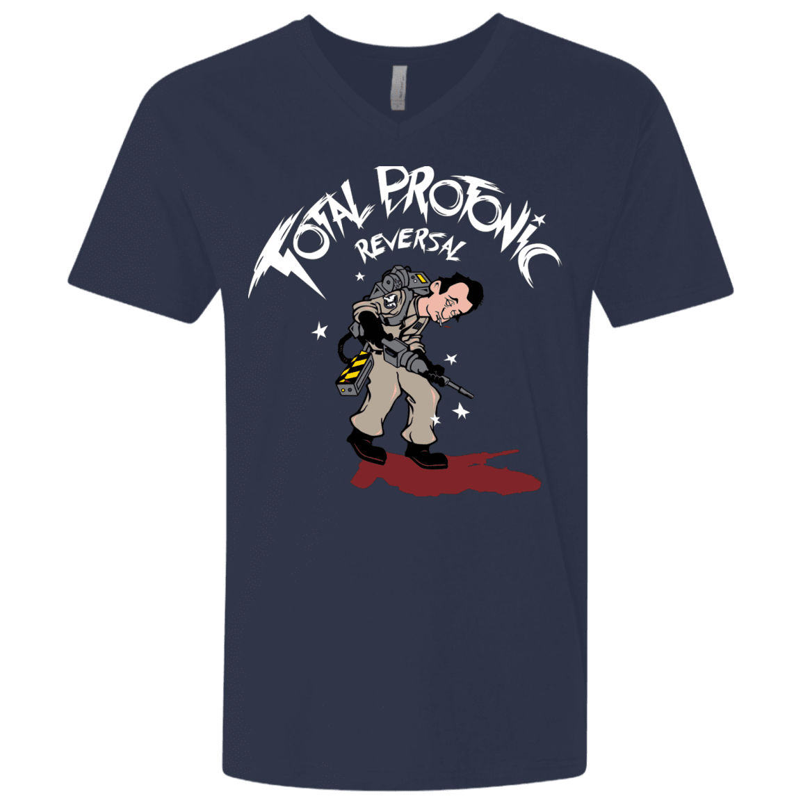 T-Shirts Midnight Navy / X-Small Total Protonic Reversal Men's Premium V-Neck