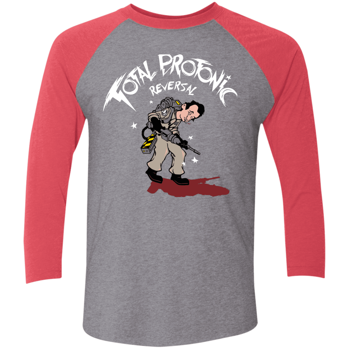 T-Shirts Premium Heather/ Vintage Red / X-Small Total Protonic Reversal Men's Triblend 3/4 Sleeve