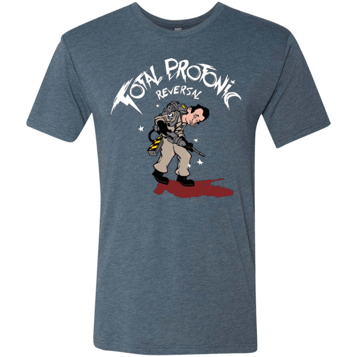 T-Shirts Indigo / Small Total Protonic Reversal Men's Triblend T-Shirt