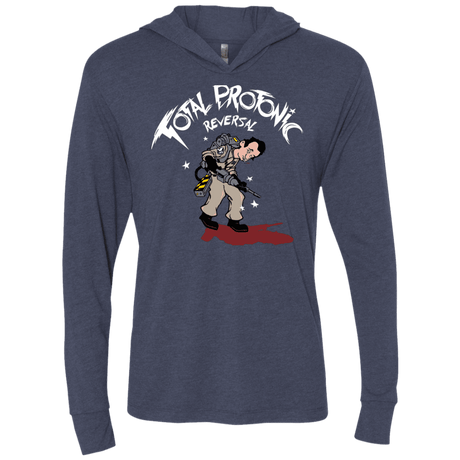 T-Shirts Vintage Navy / X-Small Total Protonic Reversal Triblend Long Sleeve Hoodie Tee