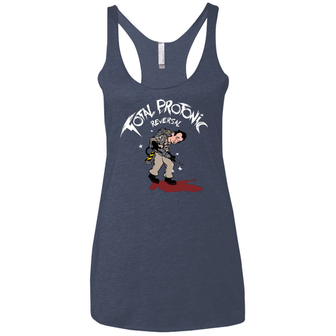 T-Shirts Vintage Navy / X-Small Total Protonic Reversal Women's Triblend Racerback Tank