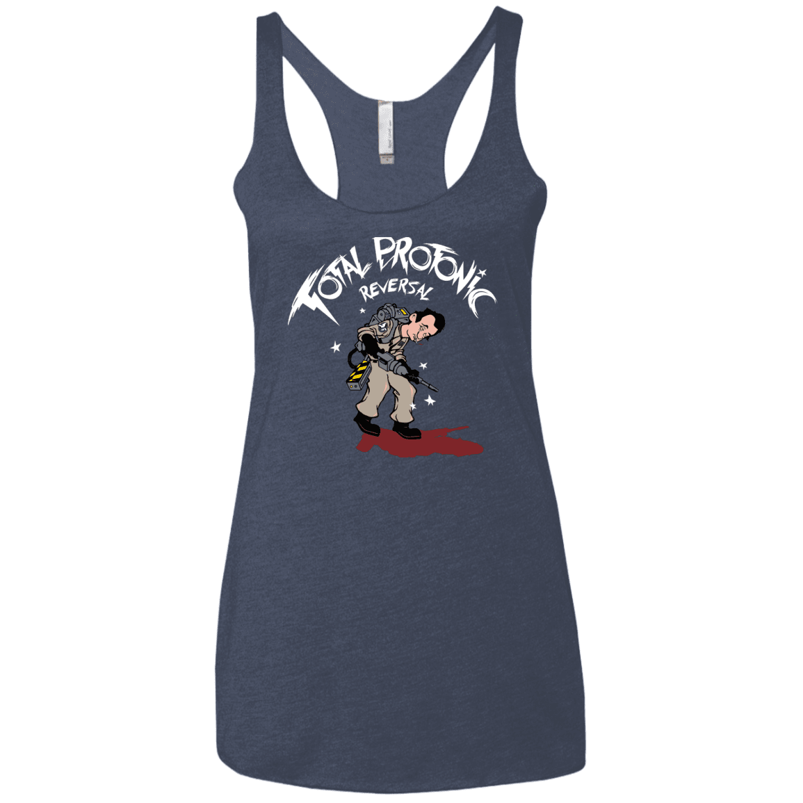 T-Shirts Vintage Navy / X-Small Total Protonic Reversal Women's Triblend Racerback Tank