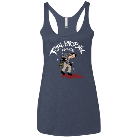 T-Shirts Vintage Navy / X-Small Total Protonic Reversal Women's Triblend Racerback Tank