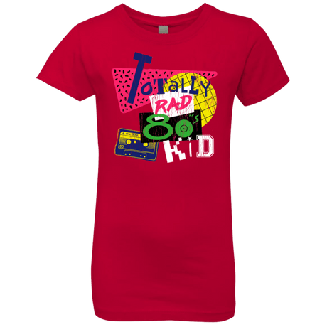 T-Shirts Red / YXS Totally Rad Girls Premium T-Shirt