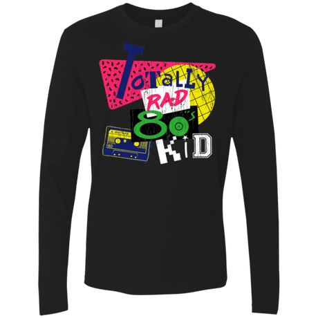 T-Shirts Black / Small Totally Rad Men's Premium Long Sleeve