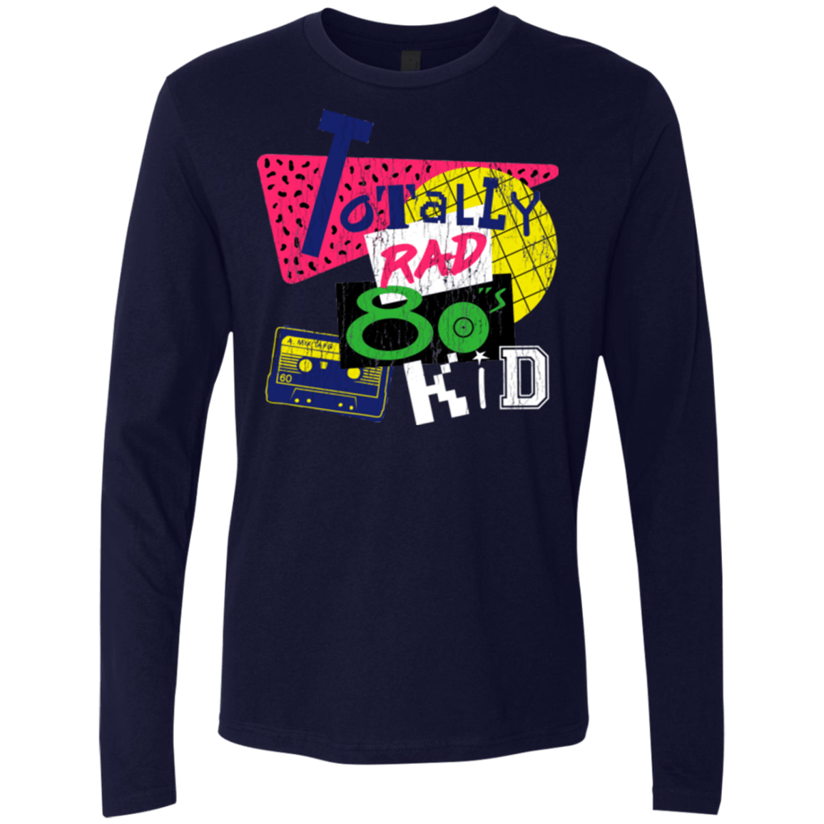 T-Shirts Midnight Navy / Small Totally Rad Men's Premium Long Sleeve