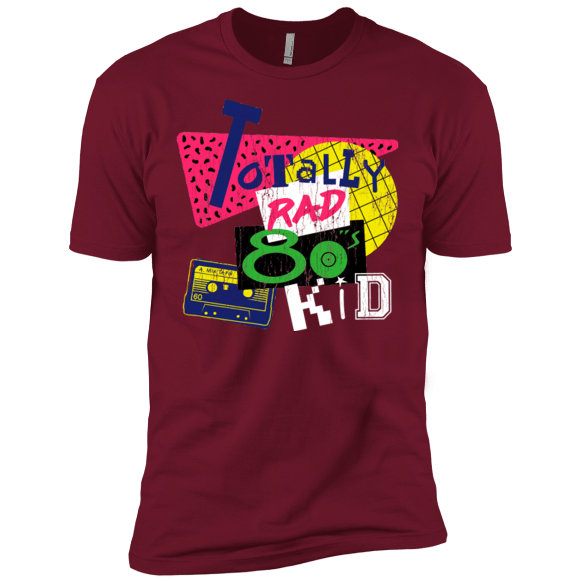 T-Shirts Cardinal / X-Small Totally Rad Men's Premium T-Shirt
