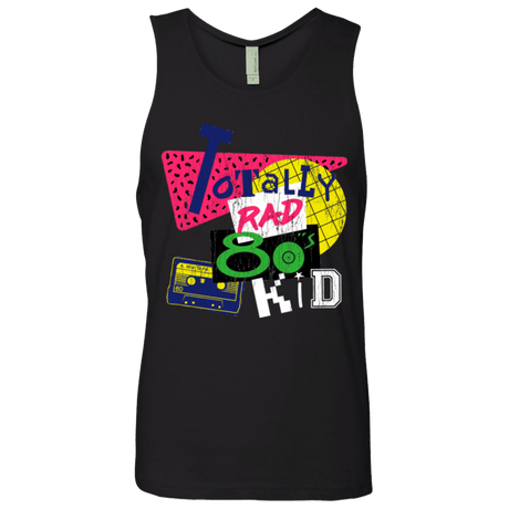 T-Shirts Black / Small Totally Rad Men's Premium Tank Top