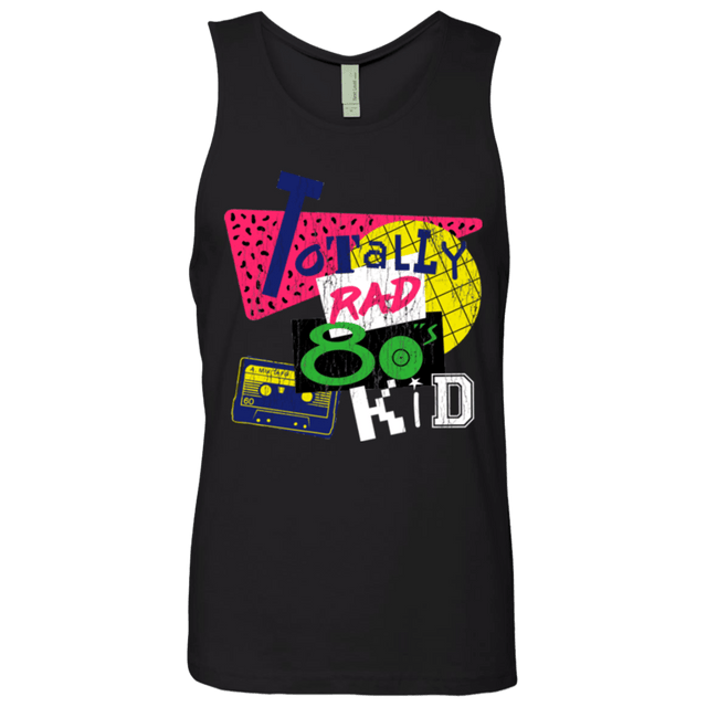 T-Shirts Black / Small Totally Rad Men's Premium Tank Top