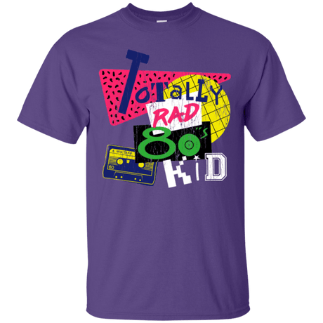 T-Shirts Purple / Small Totally Rad T-Shirt