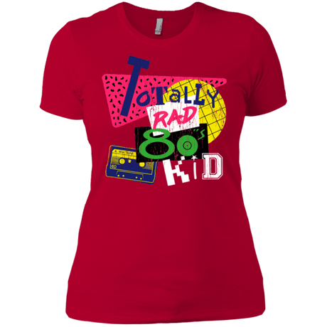 T-Shirts Red / X-Small Totally Rad Women's Premium T-Shirt