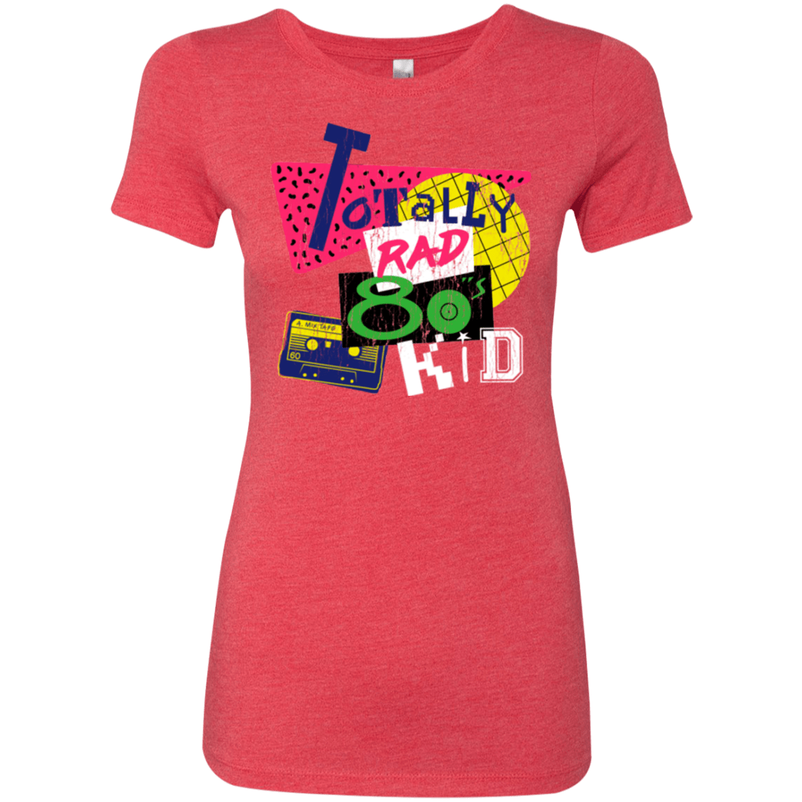 T-Shirts Vintage Red / Small Totally Rad Women's Triblend T-Shirt