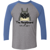 T-Shirts Premium Heather/ Vintage Royal / X-Small Totobarba Men's Triblend 3/4 Sleeve