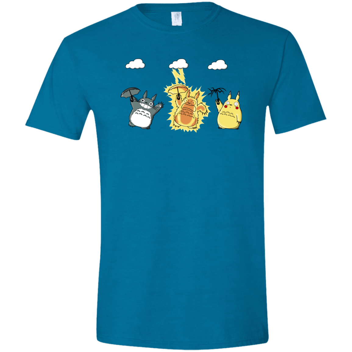 T-Shirts Antique Sapphire / S Totochu Men's Semi-Fitted Softstyle