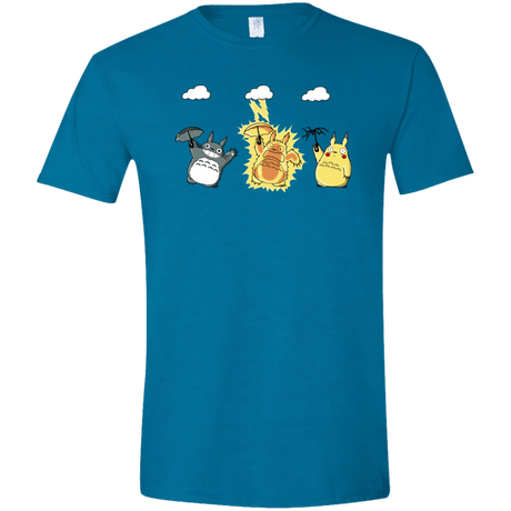 T-Shirts Antique Sapphire / S Totochu Men's Semi-Fitted Softstyle