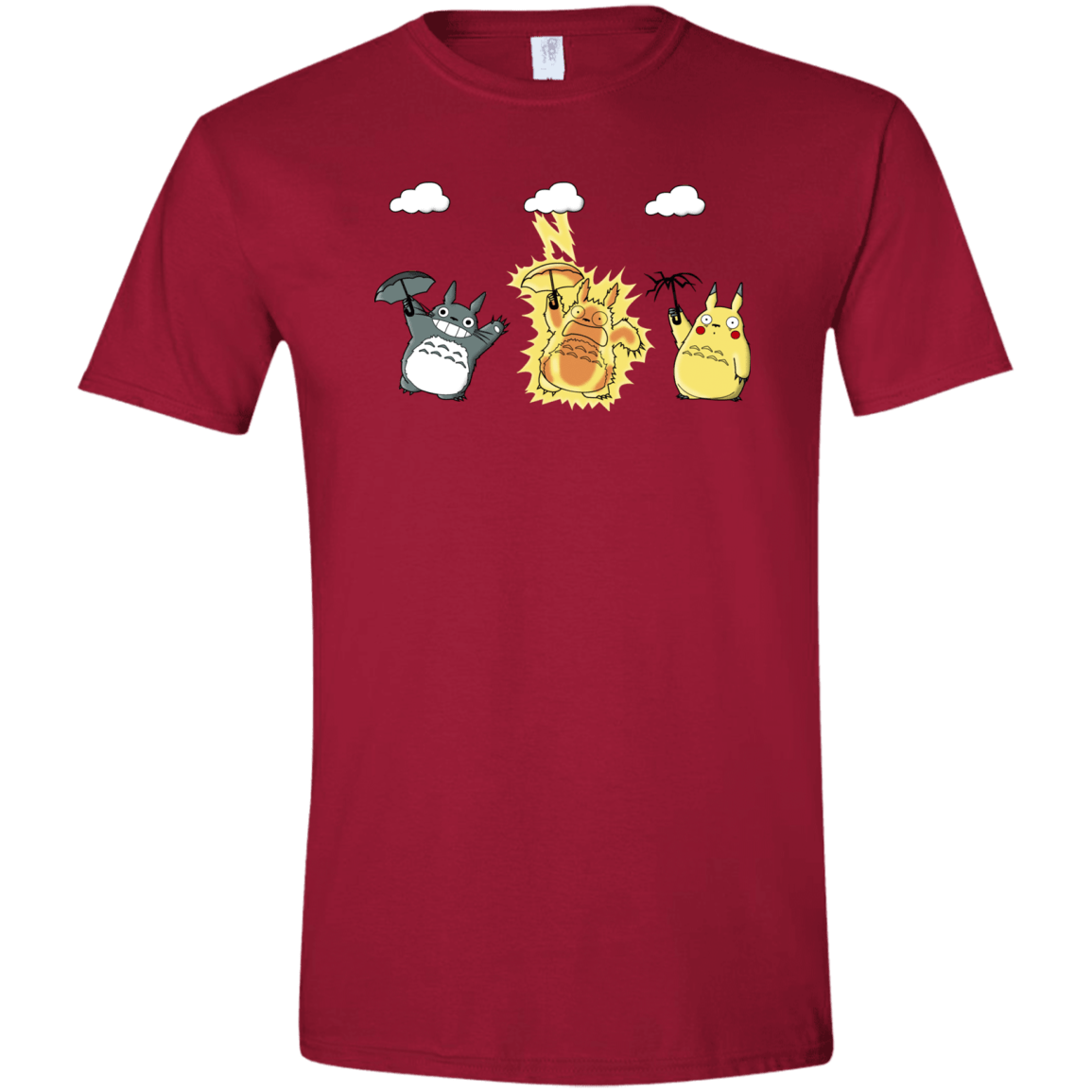 T-Shirts Cardinal Red / S Totochu Men's Semi-Fitted Softstyle