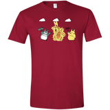 T-Shirts Cardinal Red / S Totochu Men's Semi-Fitted Softstyle