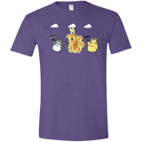 T-Shirts Heather Purple / S Totochu Men's Semi-Fitted Softstyle